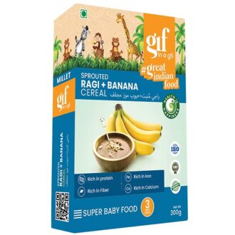 Sprouted Ragi + Banana Cereal