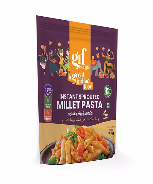 Instant Sprouted Millet Pasta