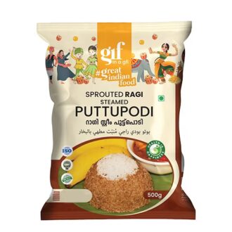 Sprouted Ragi Steamed Puttu Podi